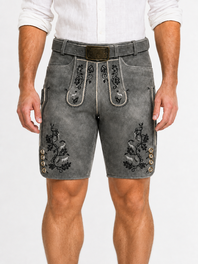 Lederhose Luigi mit Gürtel